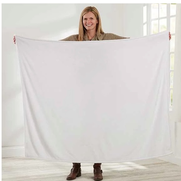 Baby's First Holiday Milestone Personalized Plush Fleece Blanket- Mila - Picture 3 of 3